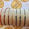 5Pcs Brass Round Bead Braided Bracelets QM9209-6-2