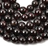 Natural Garnet Gemstone Beads Strands G-R263-7mm-3