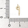 304 Stainless Steel Letter Connector Charms STAS-M108-01G-16-3