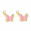 Brass Micro Pave Cubic Zirconia Pendants KK-E068-VB324-1-2