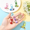 6Pcs Alloy Enamel Pendant Decorations HJEW-YW00171-3