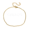 304 Stainless Steel Cable Chain Bracelets BJEW-C134-01D-G-4
