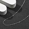 Brass Curb Chains Necklaces for Women NJEW-D302-18P-2