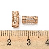 Ion Plating(IP) Hollow 304 Stainless Steel Beads STAS-L273-01RG-3