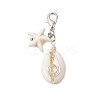 Natural Mixed Cowrie Shell Pendant Decorations HJEW-JM02922-02-4