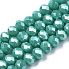 Electroplate Glass Beads Strands EGLA-A034-P3mm-A03-1