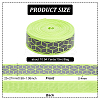 10M Flat Reflective Polyester Grosgrain Ribbon OCOR-BC0006-19A-2