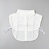Detachable Cotton Shirt Women False Collar AJEW-WH20054-046-1