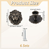 Lion Alloy Drawer Pull Handles LS-FIND-WH0816-038AB-2
