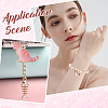 36Pcs 6 Colors Alloy Enamel Pendants ENAM-SC0005-48-5