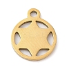 Christmas 201 Stainless Steel Charms LS-STAS-D053-05G-1