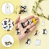 22Pcs 11 Styles Rack Plating Alloy Enamel Pendants FIND-FS0002-76-2
