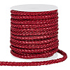 10M Round Imitation Leather Braided Cords LC-WH0008-03D-1