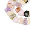 Natural Amethyst & Prehnite & Yellow Quartz & Lemon Quartz & Rose Quartz Beads Strands G-N347-18A-05-4