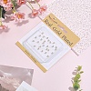 30Pcs Brass Crimp Beads KK-BBC0025-43-6