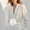 Flower PU Leather Wrap Waist Belts for Women AJEW-WH20816-058B-4