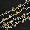 1 Roll Handmade Resin Teardrop Beaded Chains DIY-CN0003-52B-7