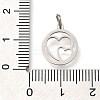 304 Stainless Steel Charms STAS-Z119-08P-3