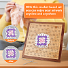 Square Wood Crochet Blocking Board DIY-BC0013-59B-6