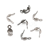 Tarnish Resistant Stainless Steel Bead Tips X-STAS-R061-01-4