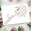 Plastic Drawing Painting Stencils Templates DIY-WH0396-564-3