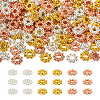 Craftdady 300Pcs 3 Colors Alloy Daisy Spacer Beads PALLOY-CD0001-11-12