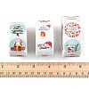 3 Rolls 3 Styles Christmas Round Dot Self Adhesive Paper Stickers Roll DIY-FS0010-32A-5