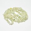 Chip Natural New Jade Beads Strands G-N0144-01-2