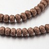 Electroplate Non-magnetic Synthetic Hematite Bead Strands G-F300-48B-F8-1