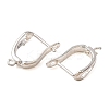 Brass Hoop Earring Findings KK-L148-07P-2