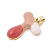 Alloy Enamel Pendants ENAM-S023-01G-T-3