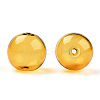 Transparent Blow High Borosilicate Glass Globe Beads GLAA-T003-09C-1