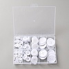 100Pcs 2-Hole Resin Buttons BUTT-WH20005-08B-1