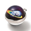 Galaxy Theme Luminous Glass Ball Pendants GLAA-D021-01P-10-2