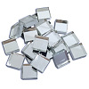 Mirror Glass Mosaic Tiles GLAA-WH0015-60A-1