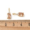 Brass Micro Pave Cubic Zirconia Pendants KK-Q031-43G-03-3