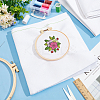 18CT Cotton Cross-stitch Fabric DIY-WH0021-13C-4