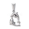 Tarnish Resistant 304 Stainless Steel Pendants STAS-H110-09P-1