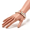 Polymer Clay Heishi Beads Stretch Bracelets Set BJEW-JB07194-7