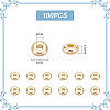 100Pcs 304 Stainless Steel Spacer Beads STAS-UN0058-39-3