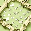 100Pcs 10 Styles 201 Stainless Steel Pendants STAS-CJ0002-22-5