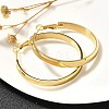 304 Stainless Steel Hoop Earrings for Women EJEW-C096-43G-03-5
