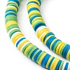 Handmade Polymer Clay Beads Strands CLAY-R089-8mm-T019-6