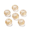 Transparent Acrylic European Beads TACR-P009-A01-03-1