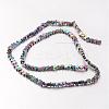 Electroplate Non-magnetic Synthetic Hematite Bead Strands G-F300-24A-02-2