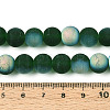 Frosted Transparent Glass Beads Strands LS-GLAA-T032-T10mm-MBB22-4