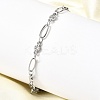 304 Stainless Steel Link Bracelets BJEW-A044-03A-P-3