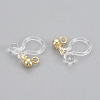 Plastic Clip-on Earring Findings X-KY-S155-03B-2