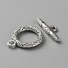 Tibetan Style Alloy Toggle Clasps FIND-CJC0011-25I-2