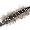 Imitation Leather Rabbit Hair Belt AJEW-WH20019-57A-3